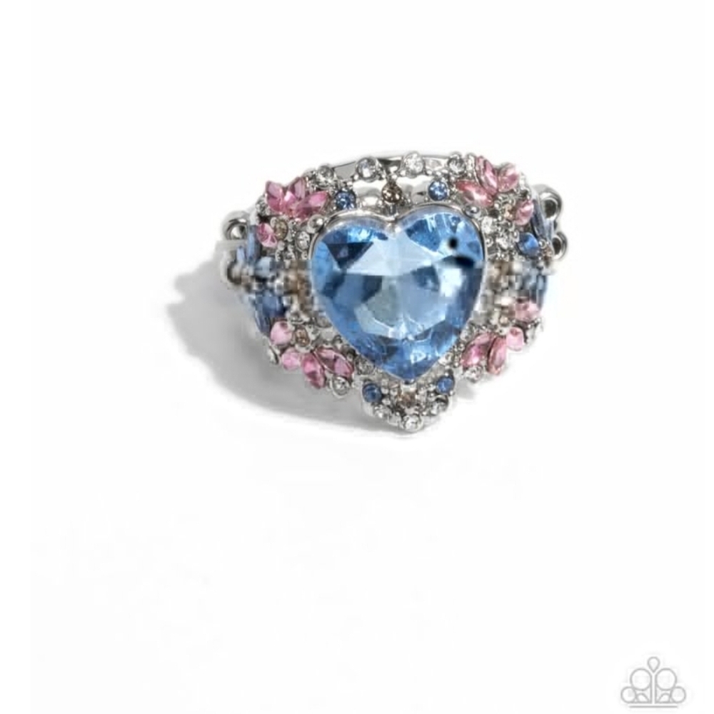 Bursting with Beauty - Blue, Ring Stretch Band